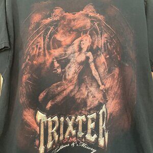 TRIXTER Tattoos & Misery XL Rare Original Vintage Unisex T Shirt